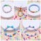 Pearl White Clay Beads Bulk 2000+pcs, Polymer Clay Beads for Bracelet Making, Heishi Beads for Bracelets, Flat Beads (6mm).